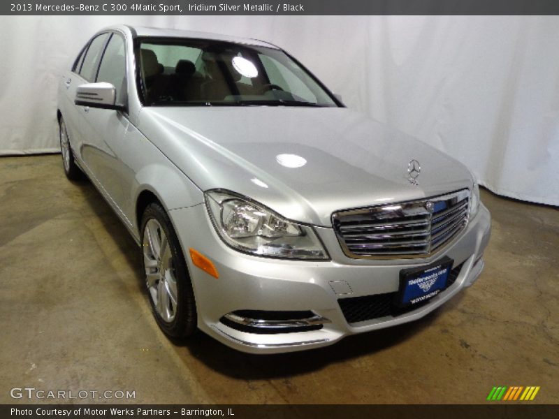 Iridium Silver Metallic / Black 2013 Mercedes-Benz C 300 4Matic Sport