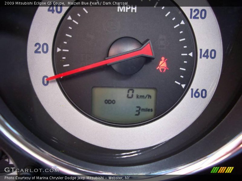 Maizen Blue Pearl / Dark Charcoal 2009 Mitsubishi Eclipse GS Coupe