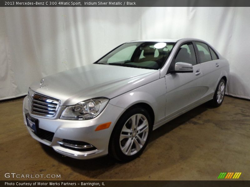 Iridium Silver Metallic / Black 2013 Mercedes-Benz C 300 4Matic Sport