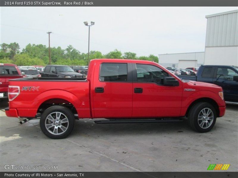 Race Red / Black 2014 Ford F150 STX SuperCrew
