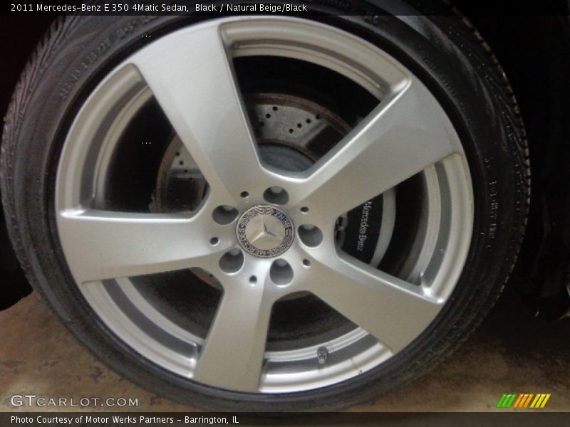 Black / Natural Beige/Black 2011 Mercedes-Benz E 350 4Matic Sedan