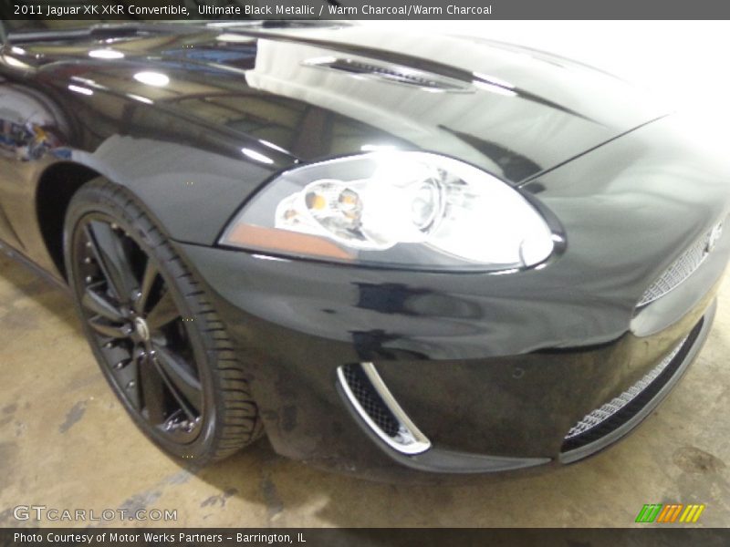 Ultimate Black Metallic / Warm Charcoal/Warm Charcoal 2011 Jaguar XK XKR Convertible