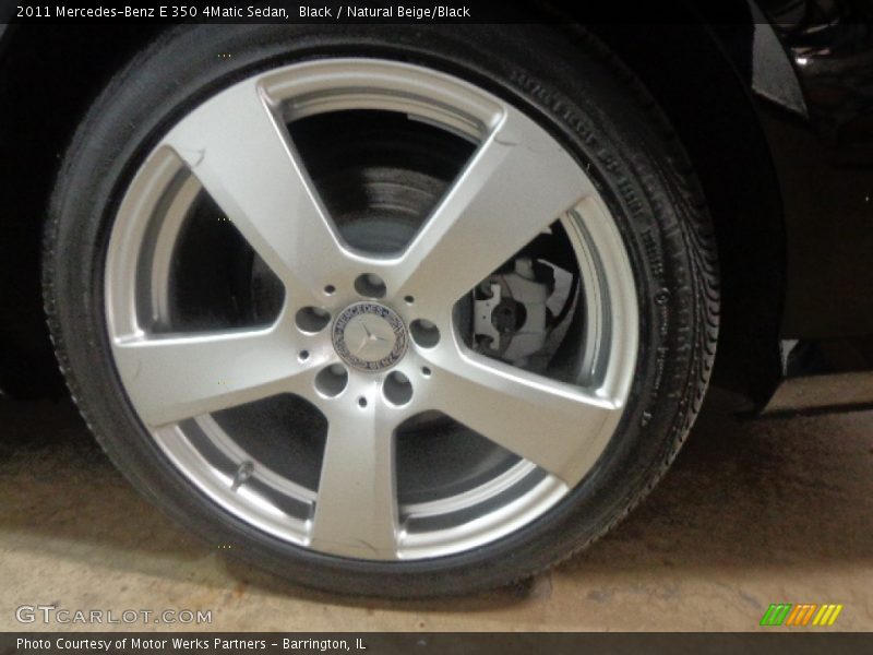 Black / Natural Beige/Black 2011 Mercedes-Benz E 350 4Matic Sedan