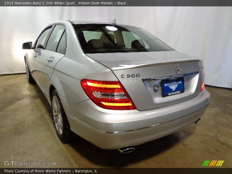 Iridium Silver Metallic / Black 2013 Mercedes-Benz C 300 4Matic Sport