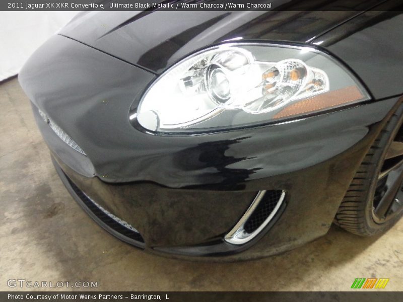 Ultimate Black Metallic / Warm Charcoal/Warm Charcoal 2011 Jaguar XK XKR Convertible