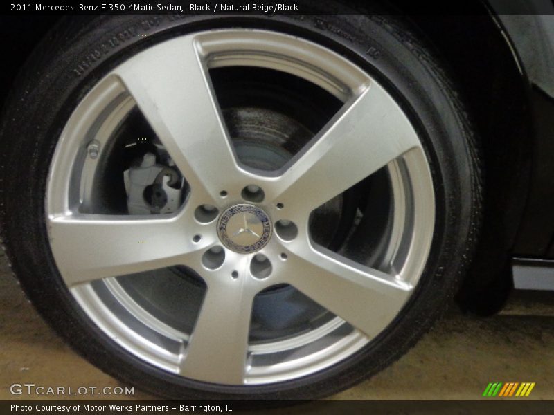 Black / Natural Beige/Black 2011 Mercedes-Benz E 350 4Matic Sedan