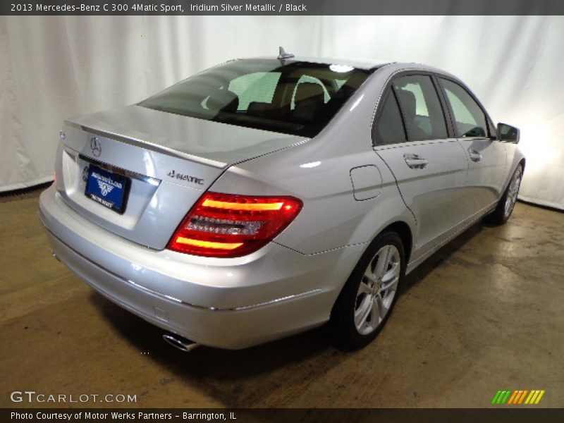 Iridium Silver Metallic / Black 2013 Mercedes-Benz C 300 4Matic Sport