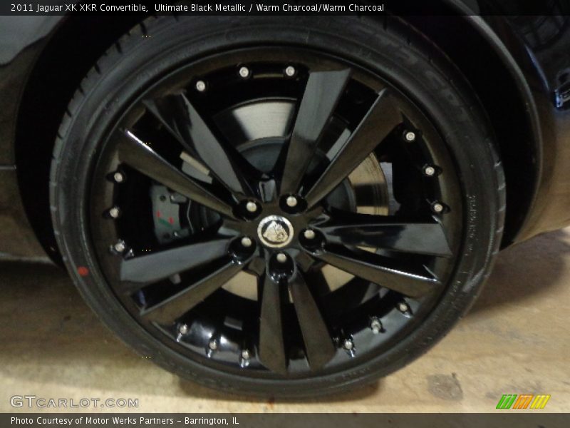 Ultimate Black Metallic / Warm Charcoal/Warm Charcoal 2011 Jaguar XK XKR Convertible
