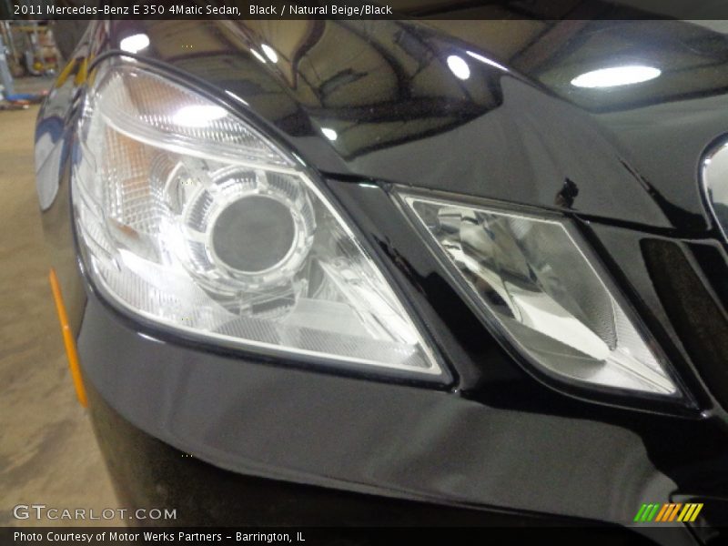 Black / Natural Beige/Black 2011 Mercedes-Benz E 350 4Matic Sedan
