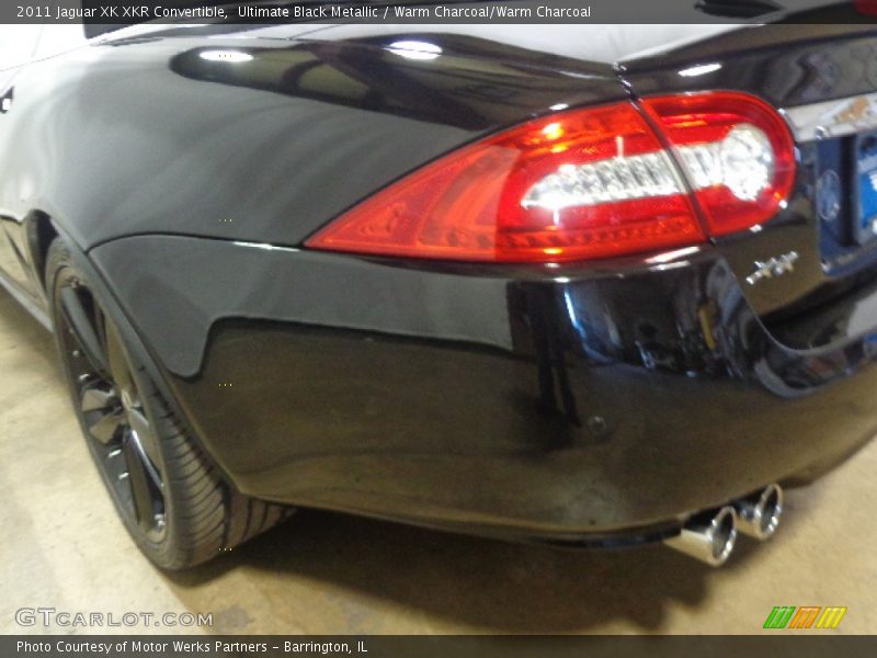 Ultimate Black Metallic / Warm Charcoal/Warm Charcoal 2011 Jaguar XK XKR Convertible