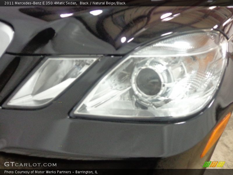 Black / Natural Beige/Black 2011 Mercedes-Benz E 350 4Matic Sedan