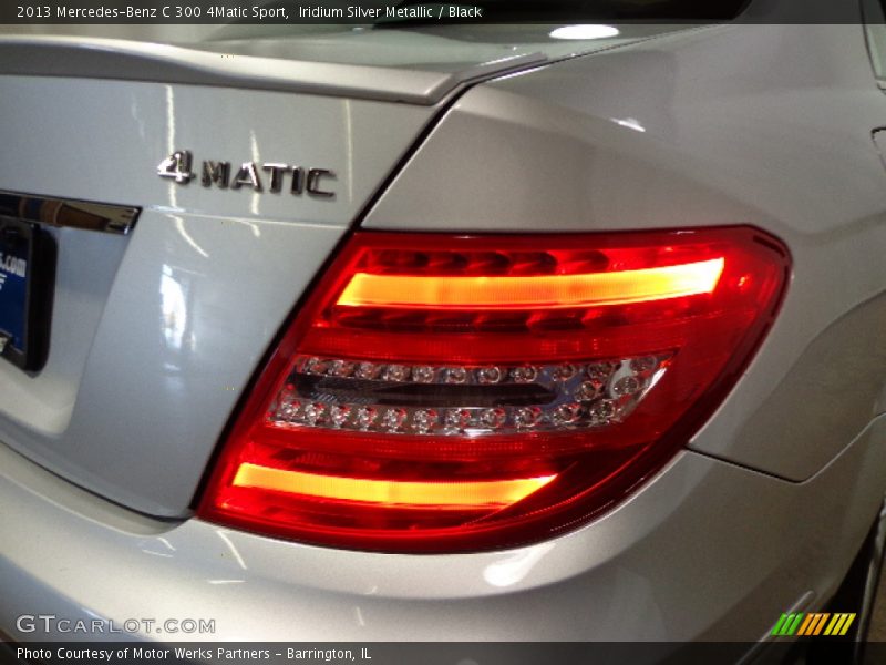 Iridium Silver Metallic / Black 2013 Mercedes-Benz C 300 4Matic Sport