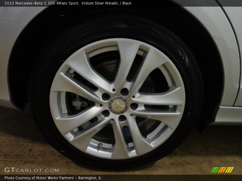 Iridium Silver Metallic / Black 2013 Mercedes-Benz C 300 4Matic Sport