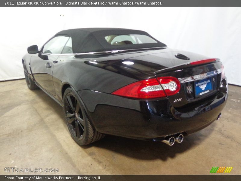 Ultimate Black Metallic / Warm Charcoal/Warm Charcoal 2011 Jaguar XK XKR Convertible