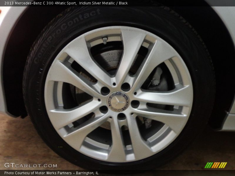 Iridium Silver Metallic / Black 2013 Mercedes-Benz C 300 4Matic Sport