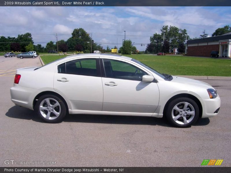 Dover White Pearl / Black 2009 Mitsubishi Galant Sport V6