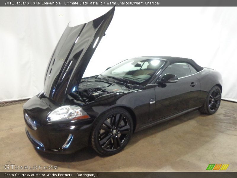 Ultimate Black Metallic / Warm Charcoal/Warm Charcoal 2011 Jaguar XK XKR Convertible
