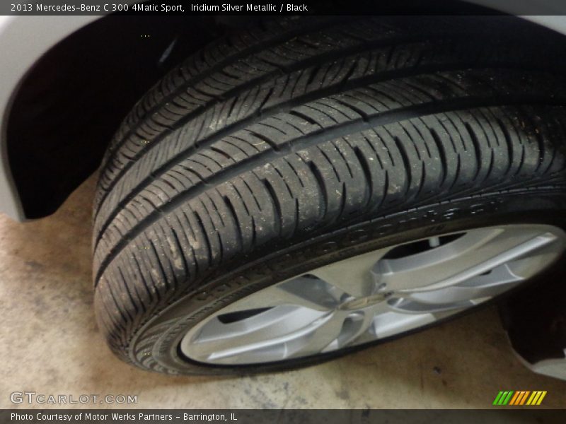 Iridium Silver Metallic / Black 2013 Mercedes-Benz C 300 4Matic Sport