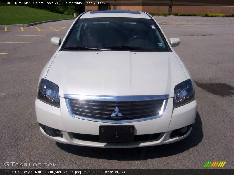 Dover White Pearl / Black 2009 Mitsubishi Galant Sport V6