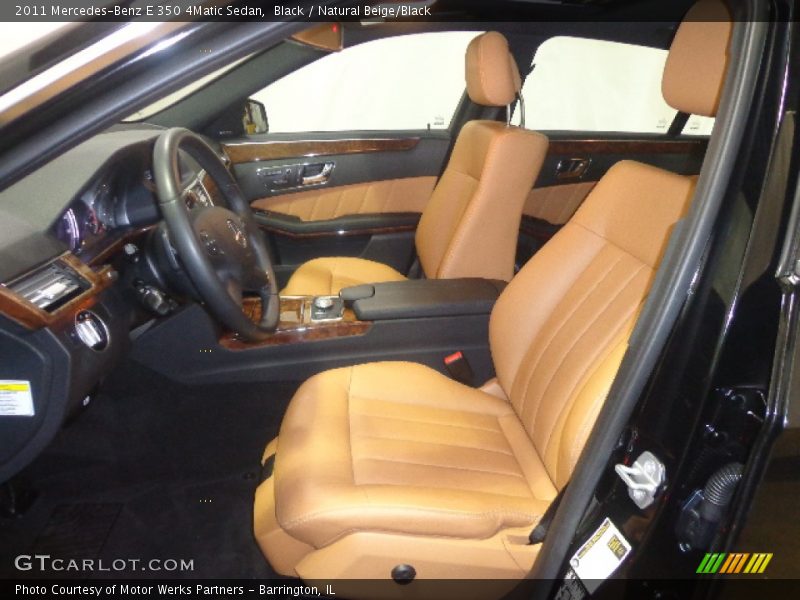 Black / Natural Beige/Black 2011 Mercedes-Benz E 350 4Matic Sedan