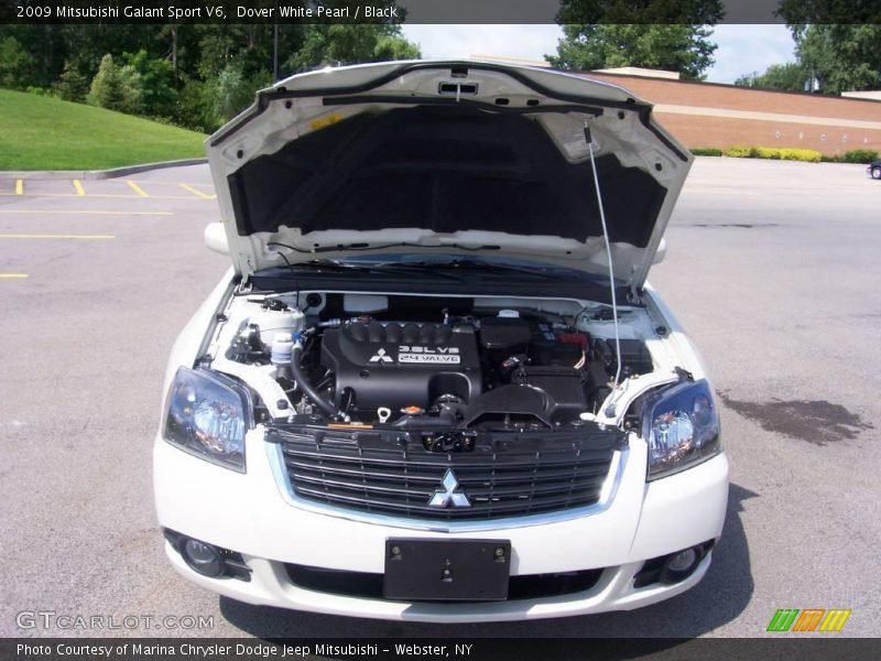 Dover White Pearl / Black 2009 Mitsubishi Galant Sport V6