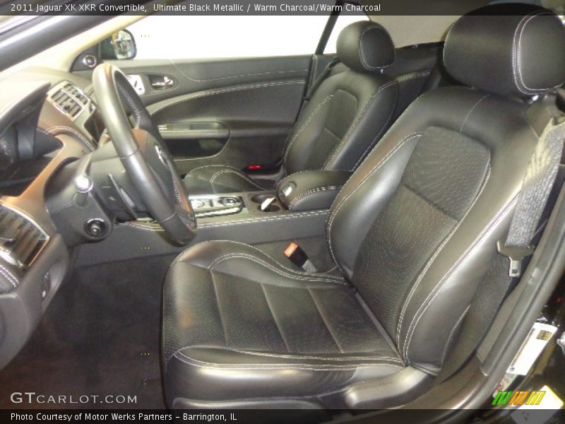 Ultimate Black Metallic / Warm Charcoal/Warm Charcoal 2011 Jaguar XK XKR Convertible