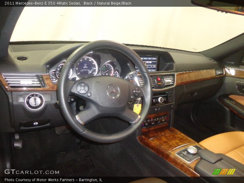 Black / Natural Beige/Black 2011 Mercedes-Benz E 350 4Matic Sedan