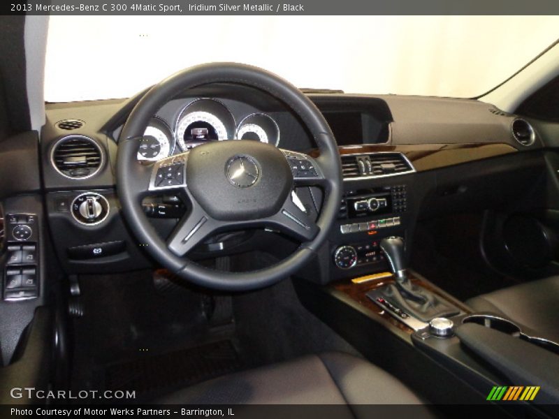 Iridium Silver Metallic / Black 2013 Mercedes-Benz C 300 4Matic Sport