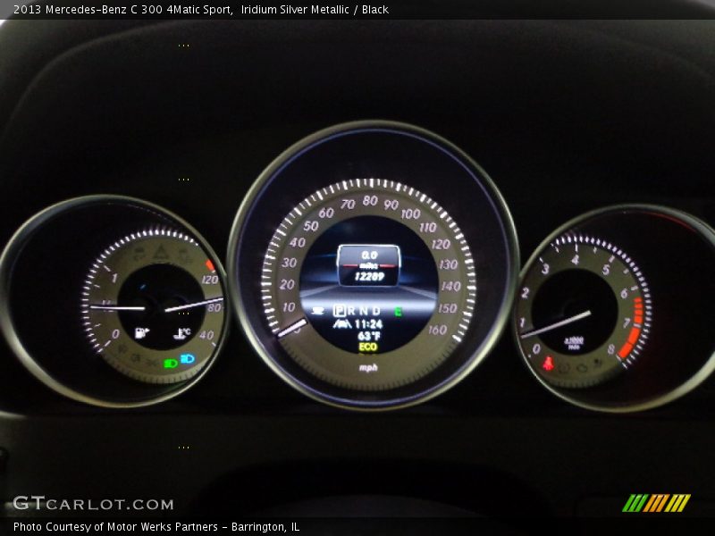Iridium Silver Metallic / Black 2013 Mercedes-Benz C 300 4Matic Sport