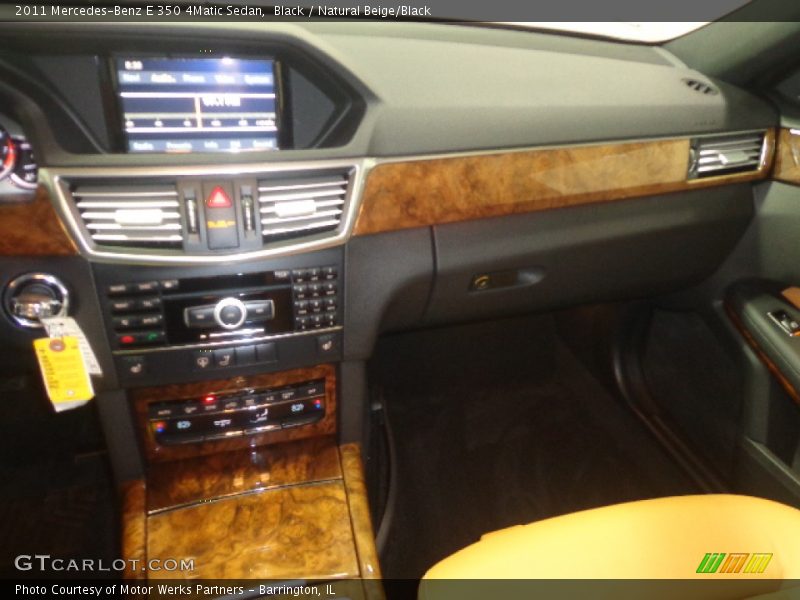 Black / Natural Beige/Black 2011 Mercedes-Benz E 350 4Matic Sedan