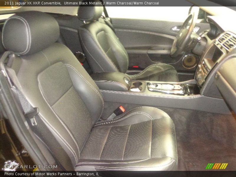 Ultimate Black Metallic / Warm Charcoal/Warm Charcoal 2011 Jaguar XK XKR Convertible