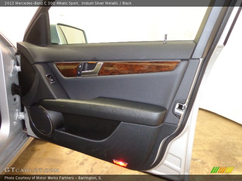 Iridium Silver Metallic / Black 2013 Mercedes-Benz C 300 4Matic Sport