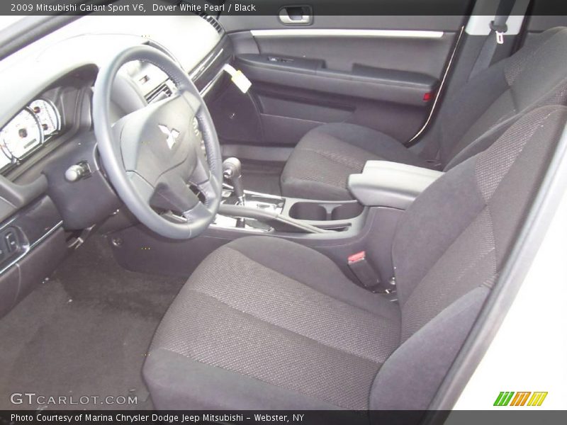 Dover White Pearl / Black 2009 Mitsubishi Galant Sport V6