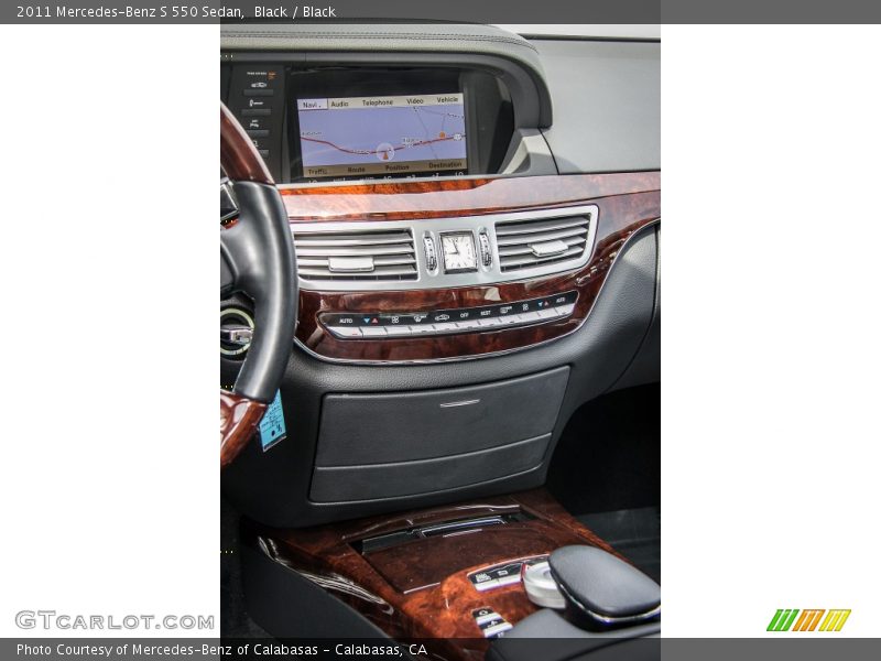 Black / Black 2011 Mercedes-Benz S 550 Sedan