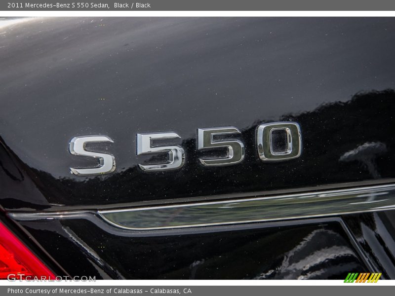 Black / Black 2011 Mercedes-Benz S 550 Sedan