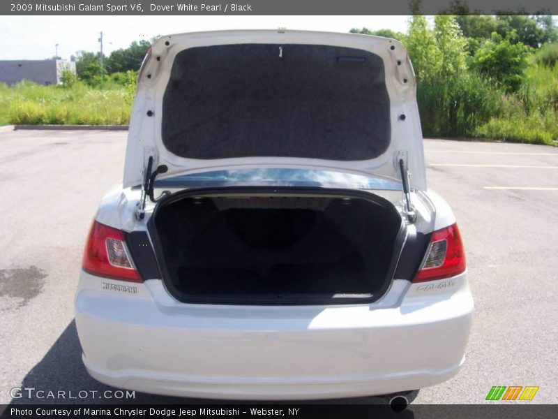 Dover White Pearl / Black 2009 Mitsubishi Galant Sport V6