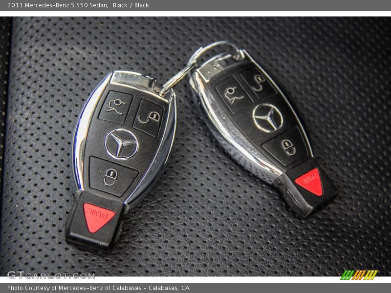 Black / Black 2011 Mercedes-Benz S 550 Sedan