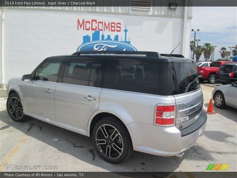 Ingot Silver / Charcoal Black 2014 Ford Flex Limited