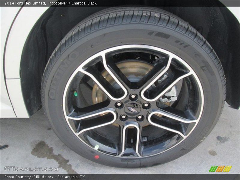 Ingot Silver / Charcoal Black 2014 Ford Flex Limited