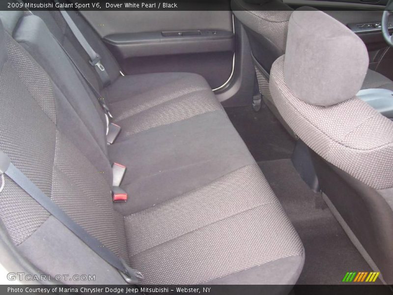Dover White Pearl / Black 2009 Mitsubishi Galant Sport V6