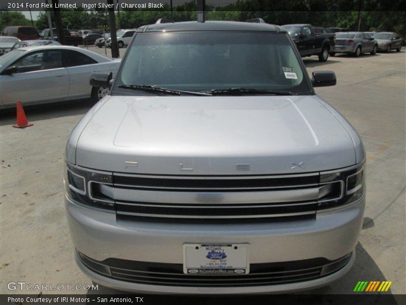 Ingot Silver / Charcoal Black 2014 Ford Flex Limited