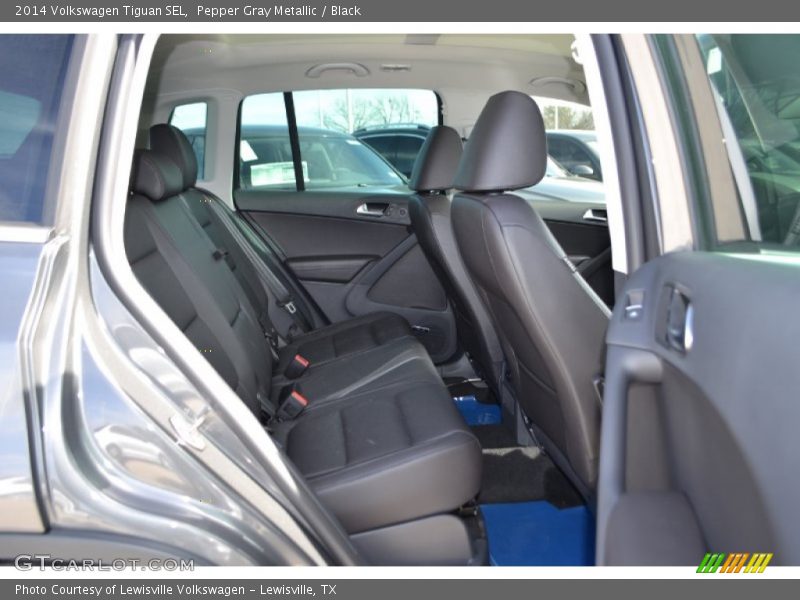 Pepper Gray Metallic / Black 2014 Volkswagen Tiguan SEL