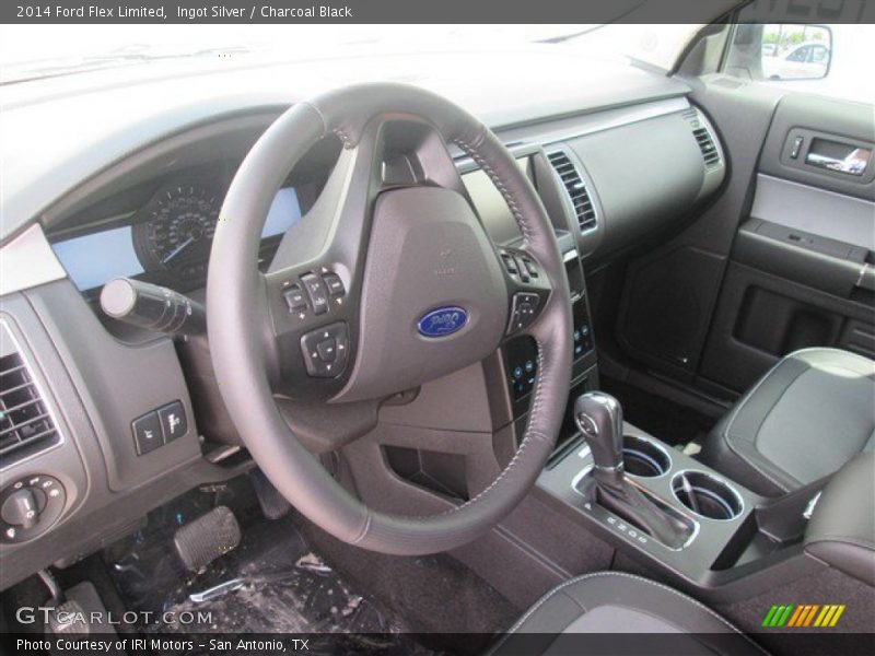 Ingot Silver / Charcoal Black 2014 Ford Flex Limited