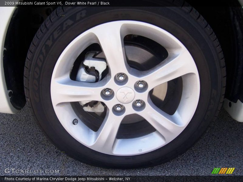 Dover White Pearl / Black 2009 Mitsubishi Galant Sport V6