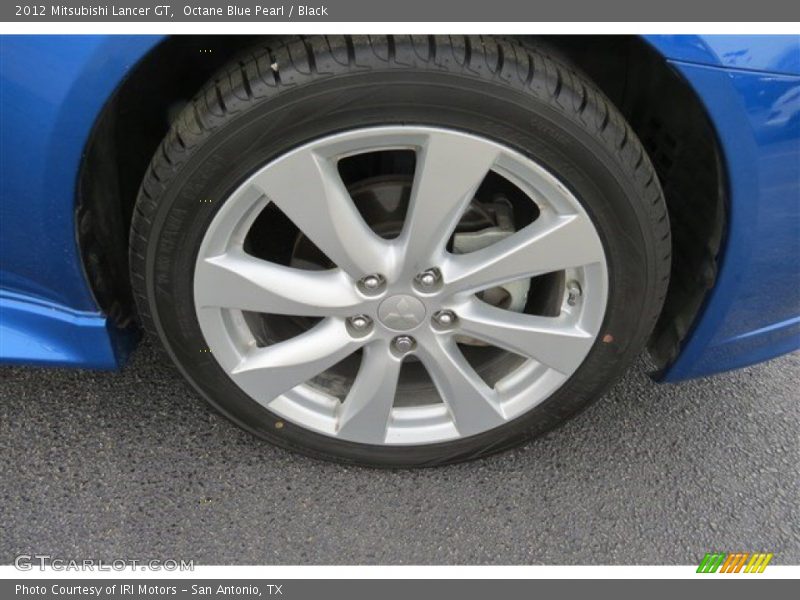 Octane Blue Pearl / Black 2012 Mitsubishi Lancer GT