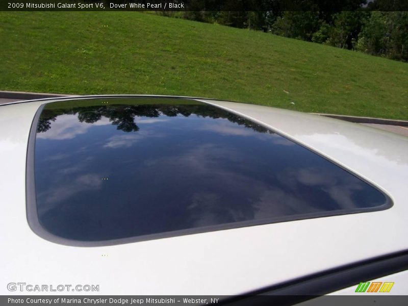 Dover White Pearl / Black 2009 Mitsubishi Galant Sport V6