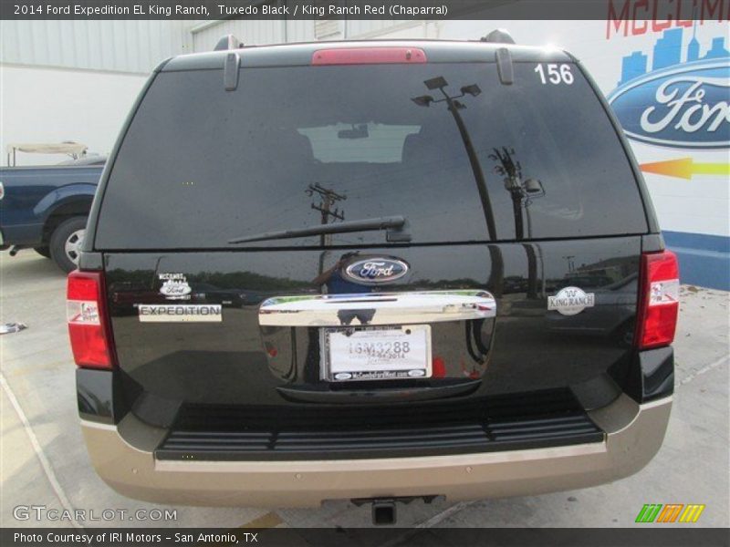Tuxedo Black / King Ranch Red (Chaparral) 2014 Ford Expedition EL King Ranch