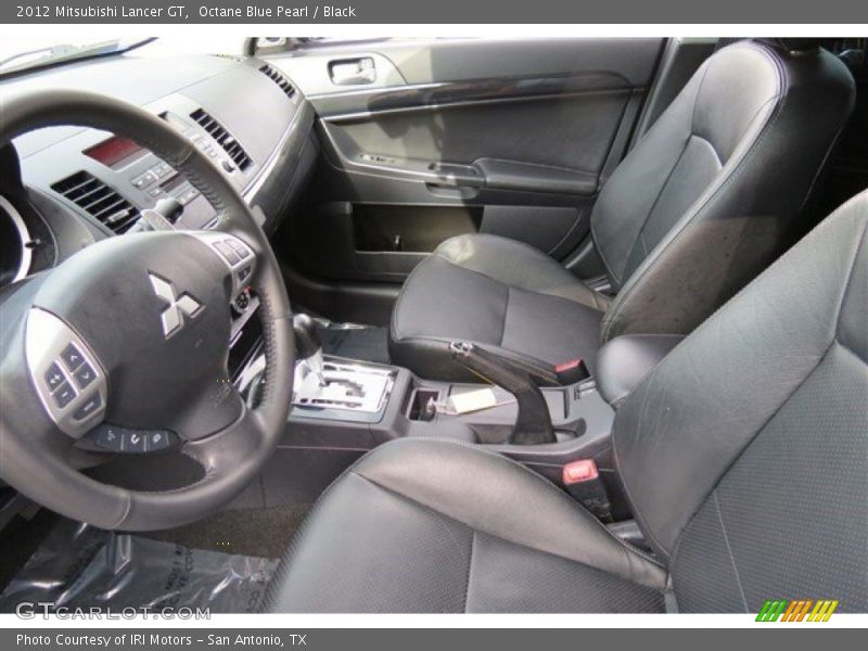 Octane Blue Pearl / Black 2012 Mitsubishi Lancer GT