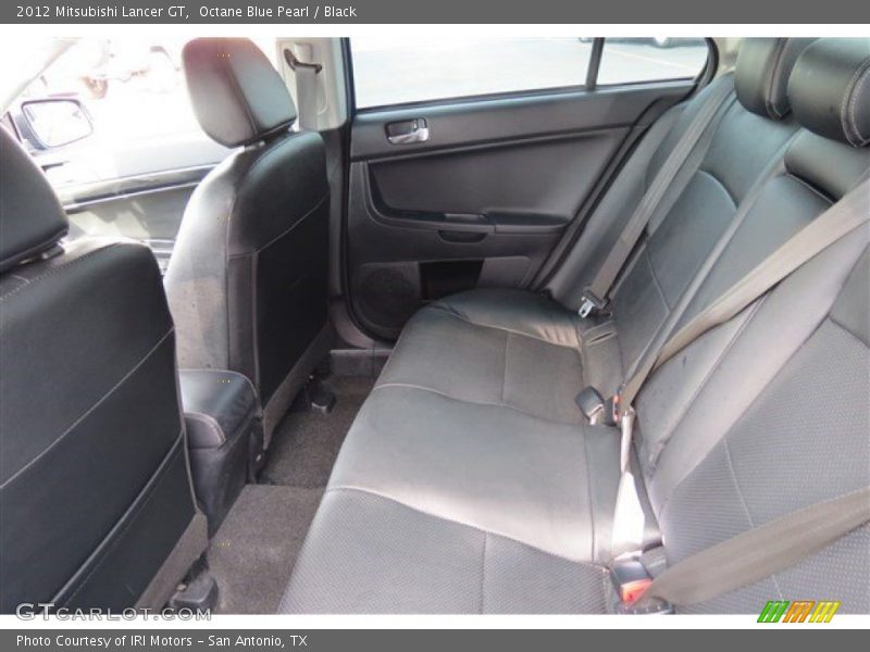 Octane Blue Pearl / Black 2012 Mitsubishi Lancer GT