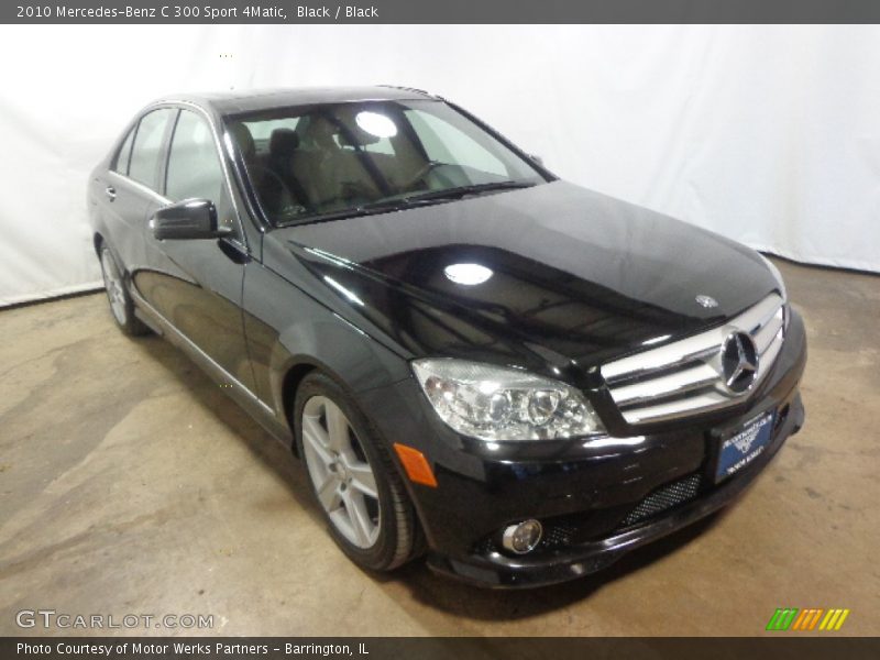 Black / Black 2010 Mercedes-Benz C 300 Sport 4Matic